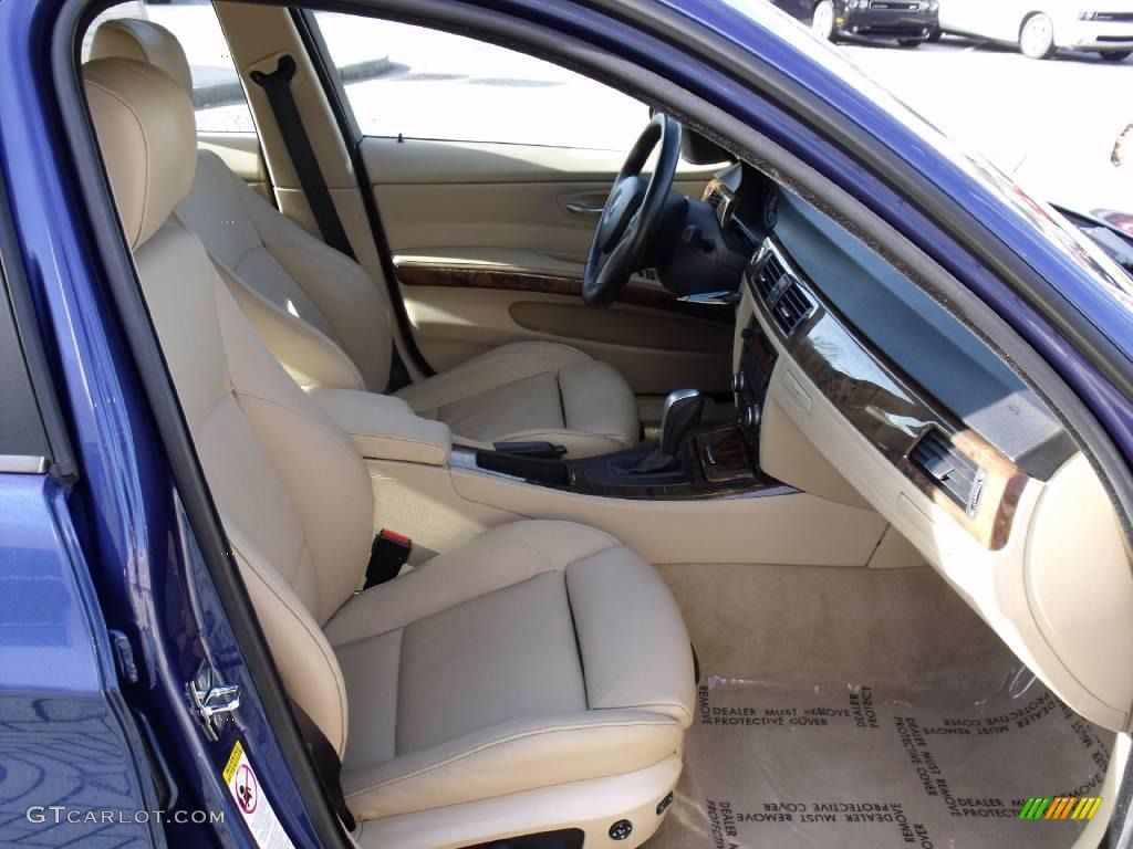 2007 3 Series 328i Sedan - Montego Blue Metallic / Beige photo #18