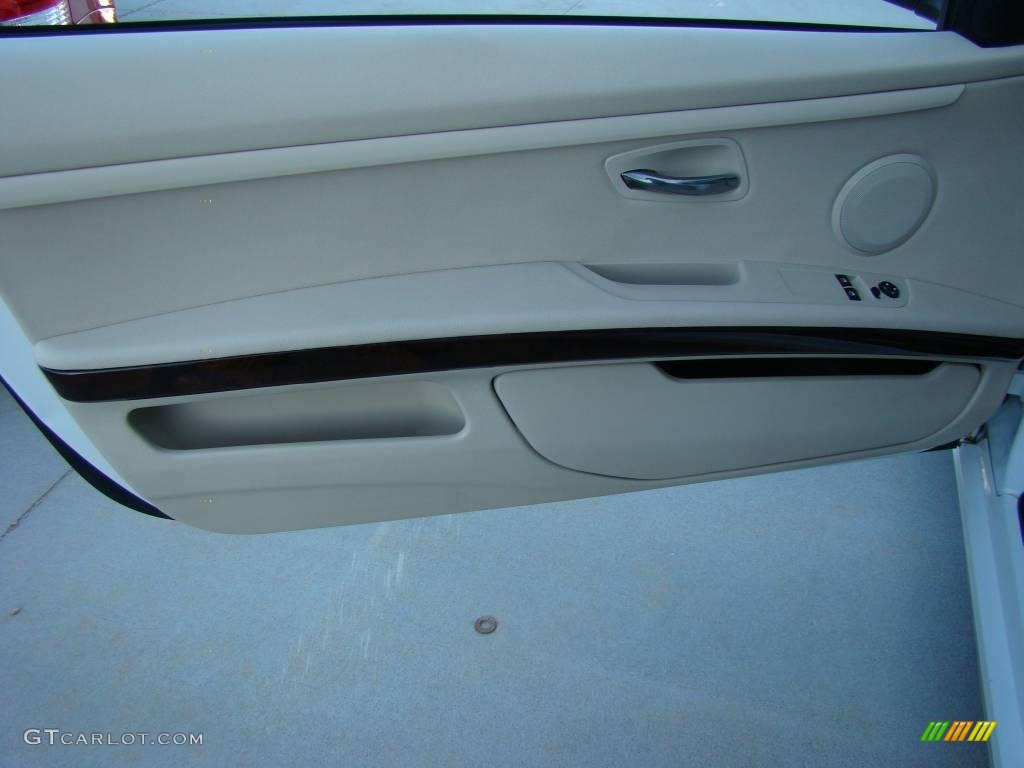 2007 3 Series 328xi Coupe - Alpine White / Cream Beige photo #7