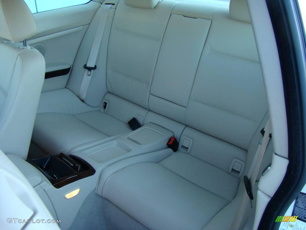 2007 3 Series 328xi Coupe - Alpine White / Cream Beige photo #14