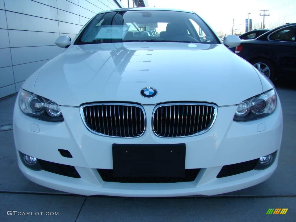 2007 3 Series 328xi Coupe - Alpine White / Black photo #2