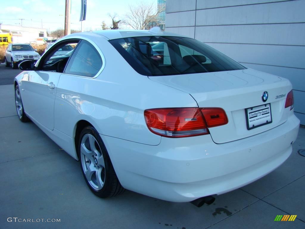 2007 3 Series 328xi Coupe - Alpine White / Black photo #5