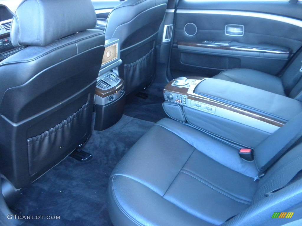 2007 7 Series 750Li Sedan - Black Sapphire Metallic / Black photo #13