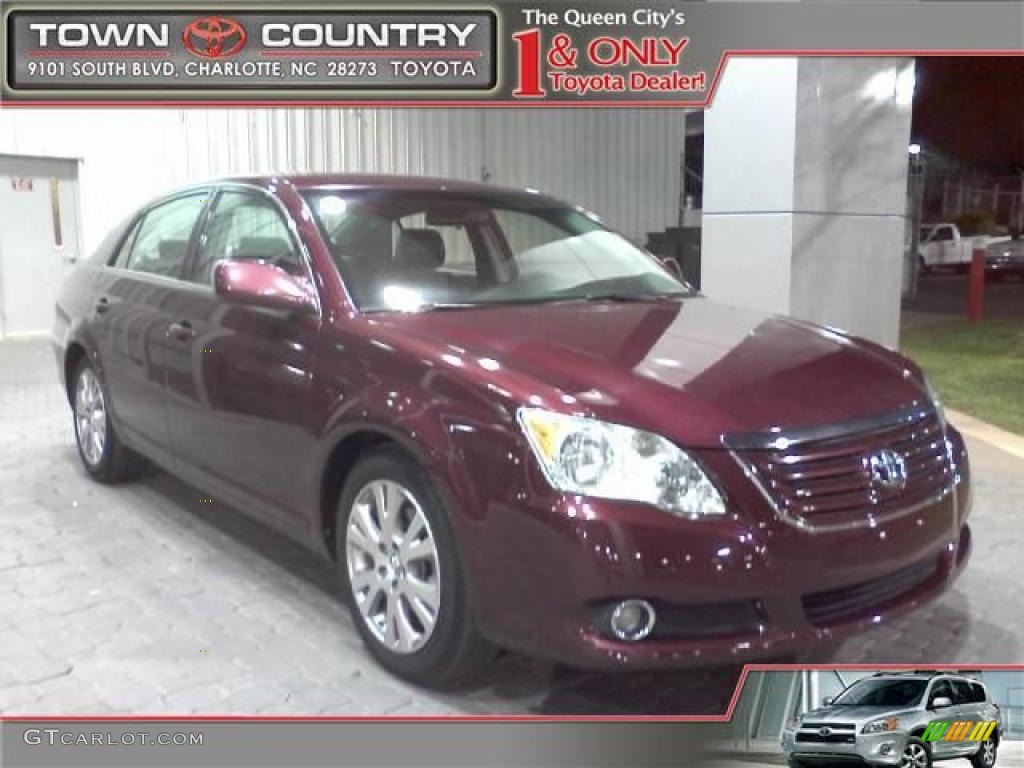 2008 Avalon Touring - Cassis Red Pearl / Dark Charcoal photo #1
