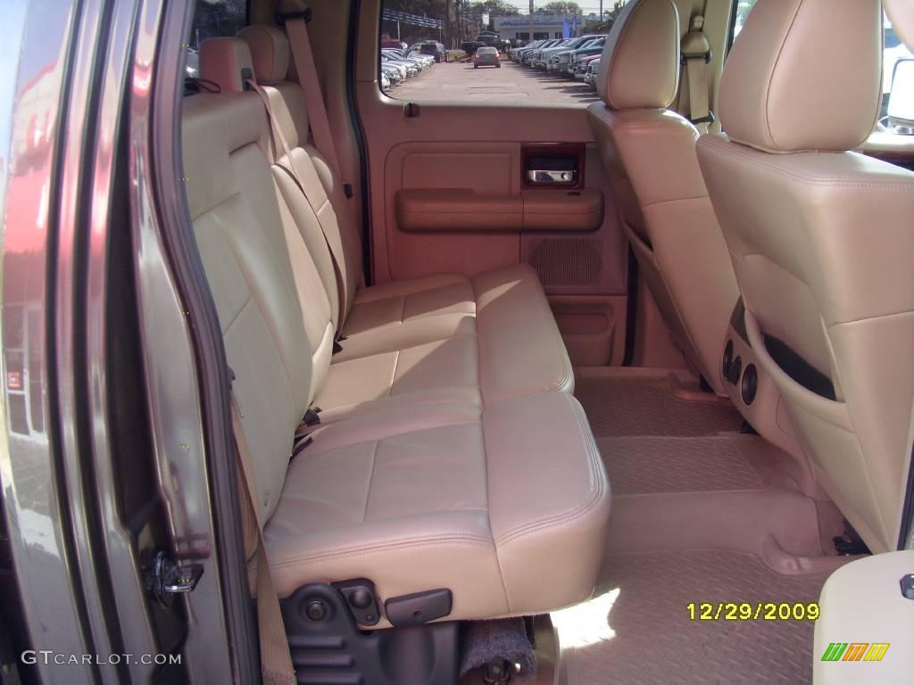 2006 F150 Lariat SuperCrew 4x4 - Dark Stone Metallic / Tan photo #11