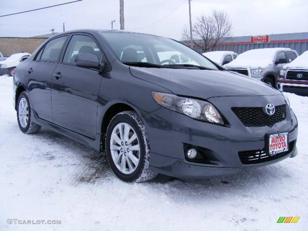 2010 Corolla S - Magnetic Gray Metallic / Dark Charcoal photo #1