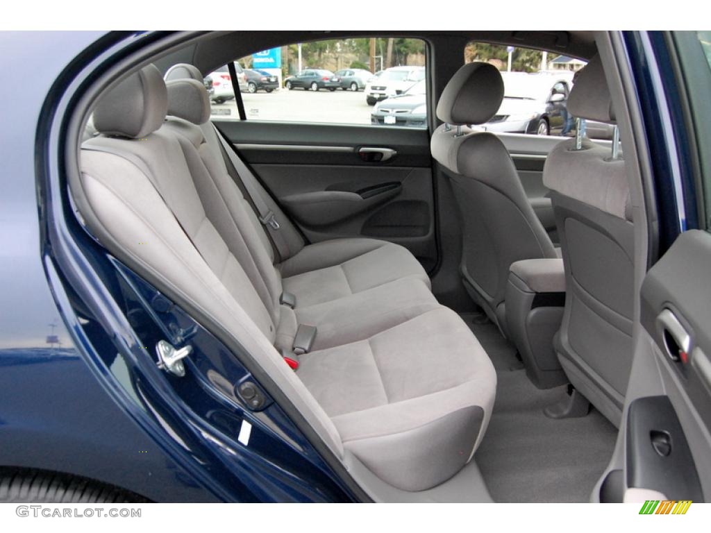 2007 Civic EX Sedan - Royal Blue Pearl / Gray photo #15
