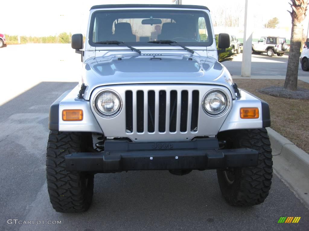 2006 Wrangler X 4x4 - Bright Silver Metallic / Dark Slate Gray photo #9