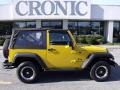 2007 Detonator Yellow Jeep Wrangler X 4x4  photo #1