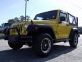2007 Detonator Yellow Jeep Wrangler X 4x4  photo #4