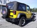 2007 Detonator Yellow Jeep Wrangler X 4x4  photo #8