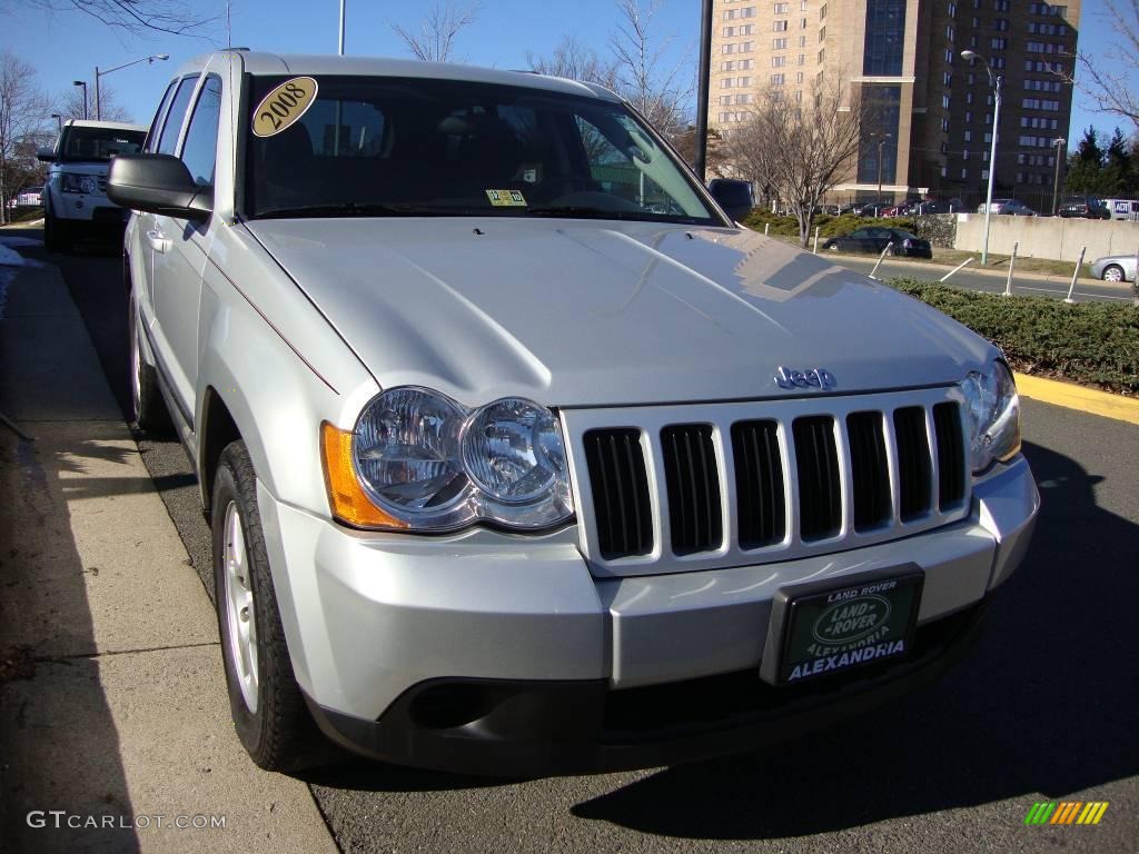 2008 Grand Cherokee Laredo 4x4 - Bright Silver Metallic / Dark Slate Gray photo #7