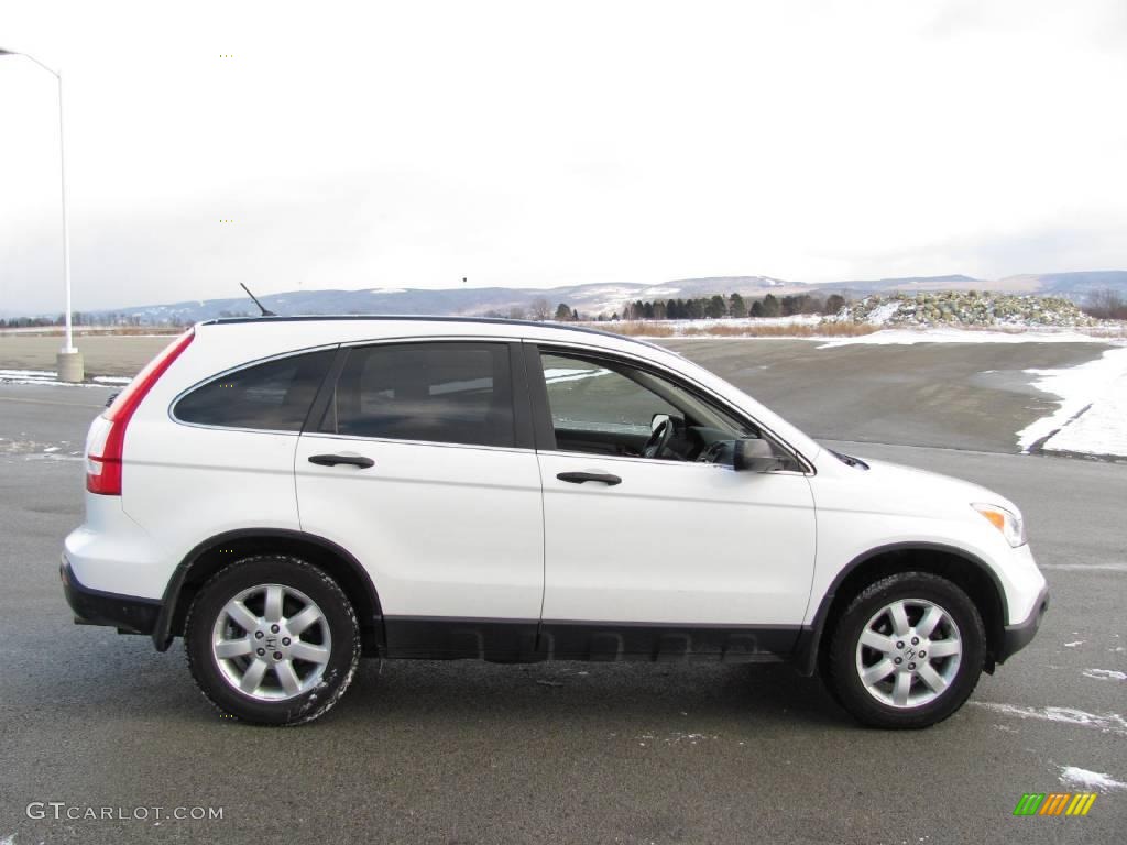 2007 CR-V EX 4WD - Taffeta White / Gray photo #3