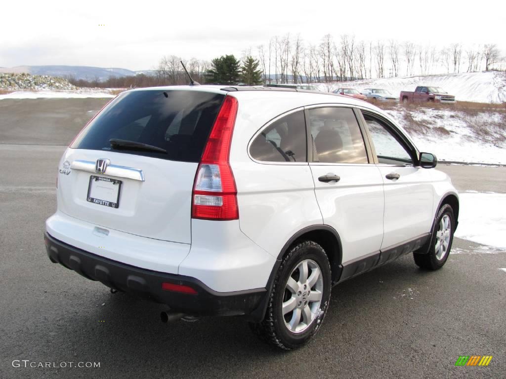 2007 CR-V EX 4WD - Taffeta White / Gray photo #11