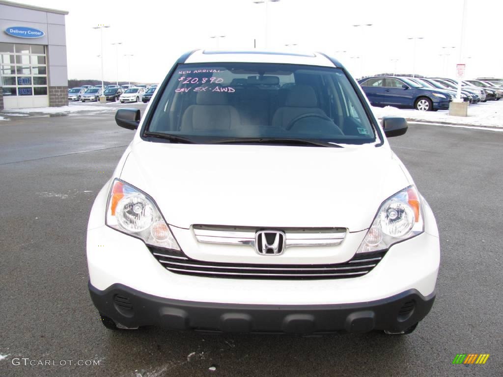 2007 CR-V EX 4WD - Taffeta White / Gray photo #12