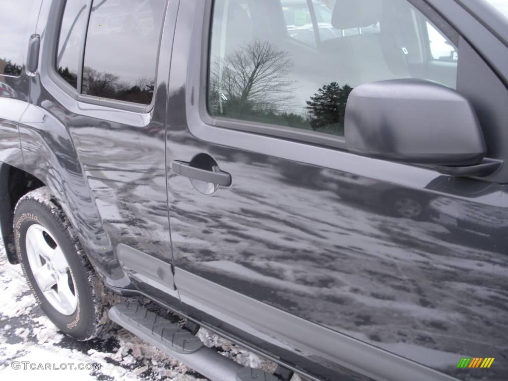 2008 Xterra SE 4x4 - Night Armor Dark Gray / Steel/Graphite photo #5