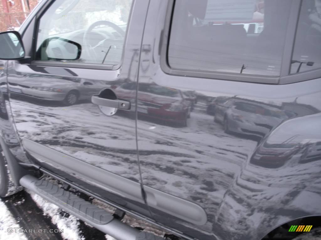 2008 Xterra SE 4x4 - Night Armor Dark Gray / Steel/Graphite photo #9