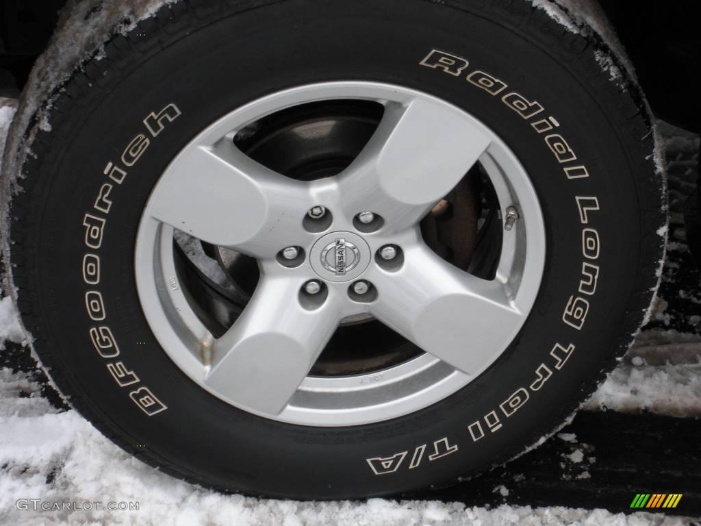 2008 Xterra SE 4x4 - Night Armor Dark Gray / Steel/Graphite photo #11