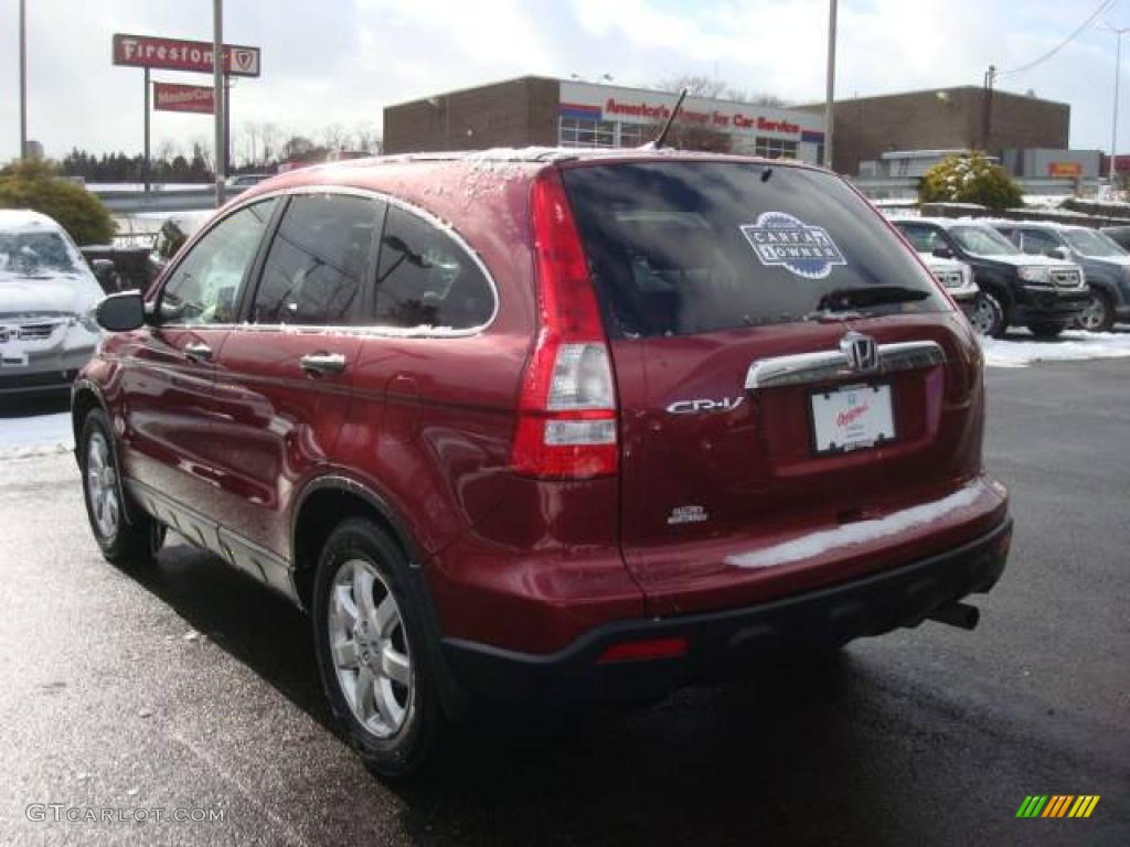 2007 CR-V EX 4WD - Tango Red Pearl / Gray photo #2
