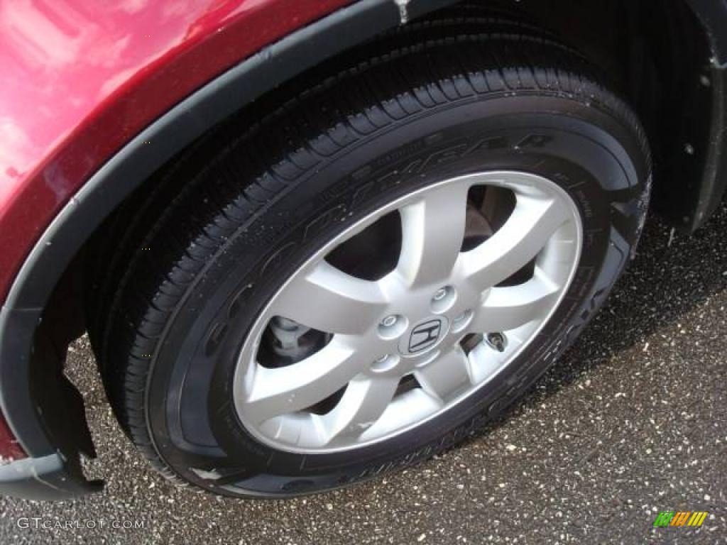 2007 CR-V EX 4WD - Tango Red Pearl / Gray photo #7