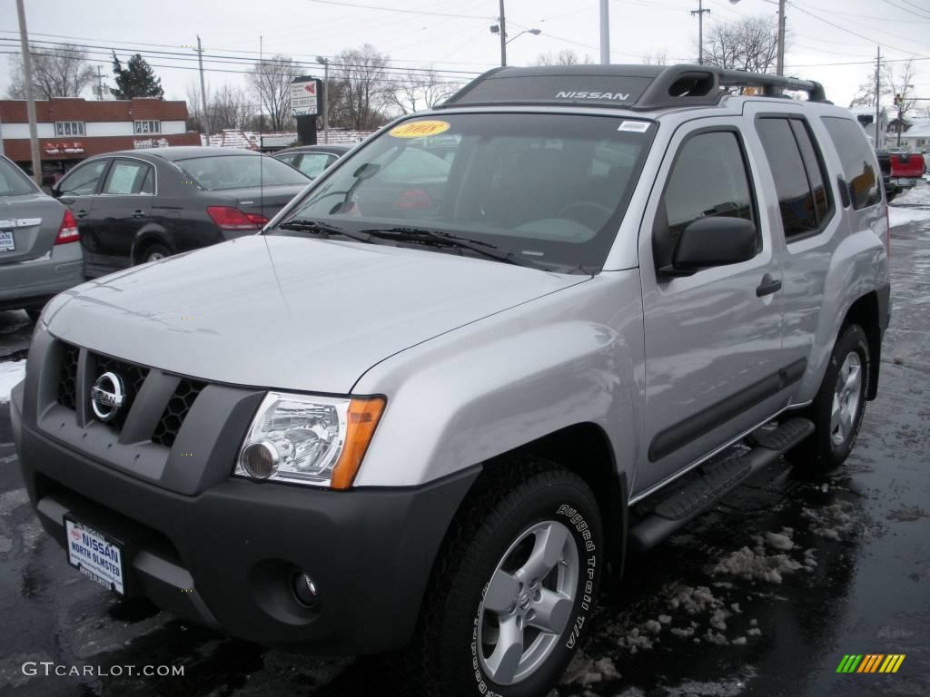 2008 Xterra SE 4x4 - Silver Lightning / Steel/Graphite photo #1