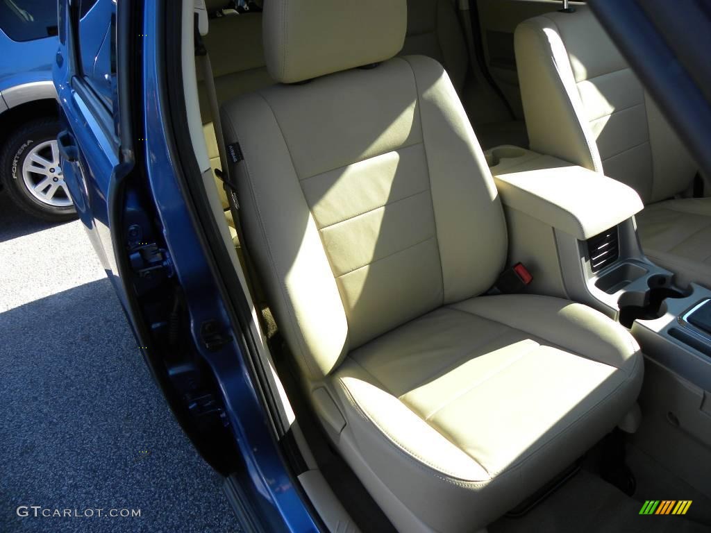 2009 Escape XLT V6 4WD - Sport Blue Metallic / Camel photo #9