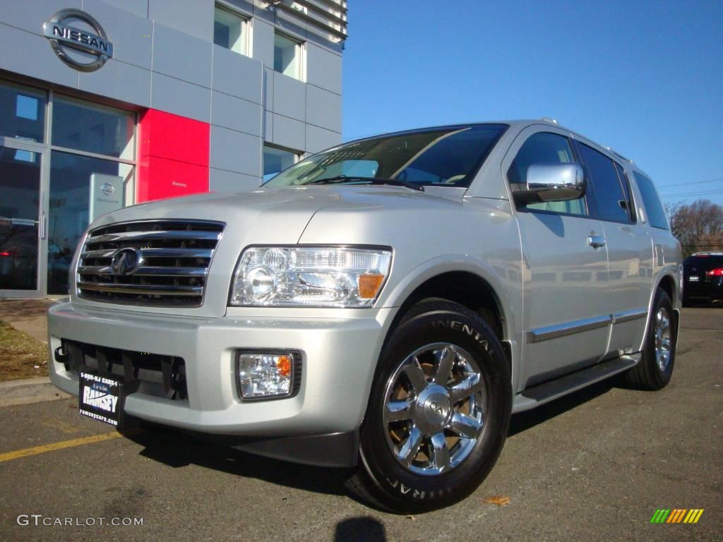 2006 QX 56 4WD - Silver Indulgence / Willow photo #1