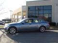 2008 Lakeshore Slate Light Blue Infiniti G 35 x Sedan  photo #3