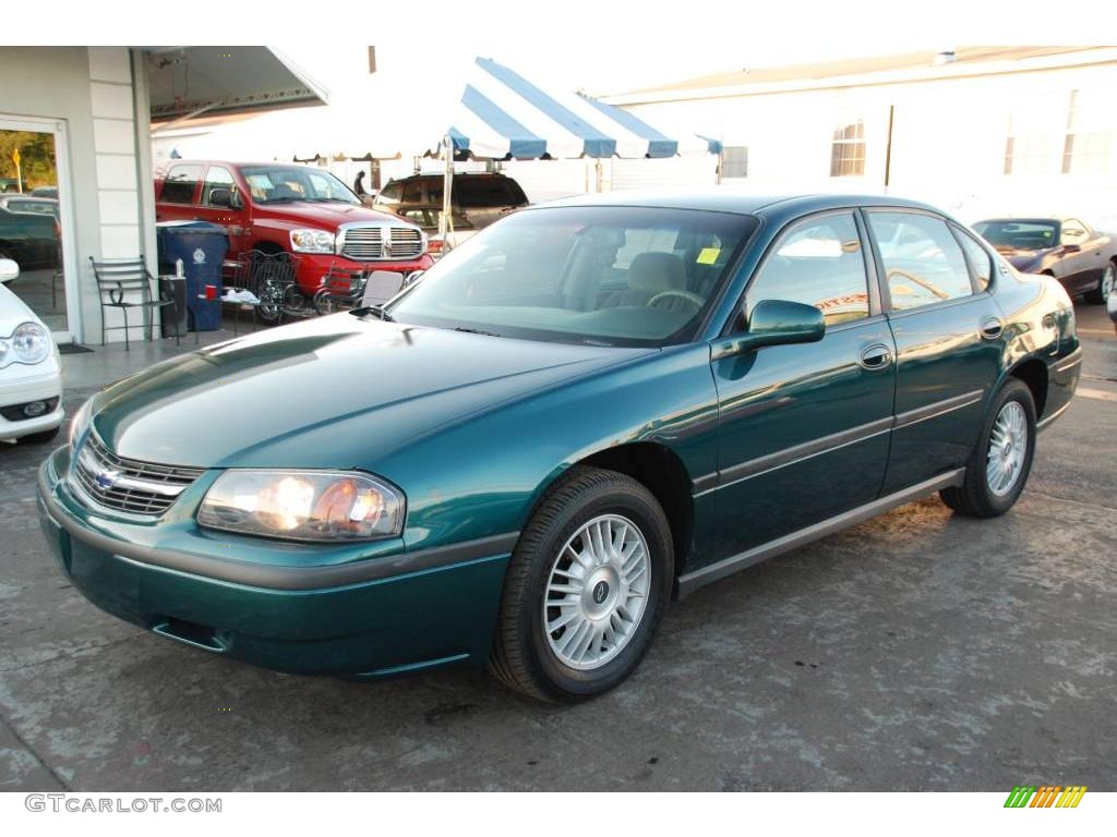 2000 Impala  - Dark Jade Green Metallic / Medium Gray photo #1