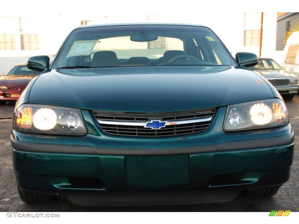 2000 Impala  - Dark Jade Green Metallic / Medium Gray photo #4