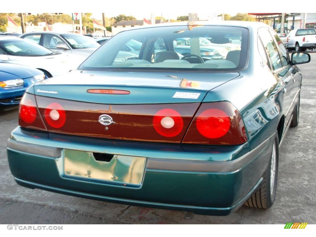 2000 Impala  - Dark Jade Green Metallic / Medium Gray photo #8