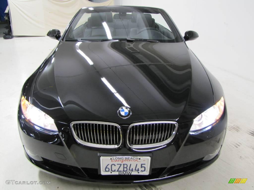 2008 3 Series 328i Convertible - Jet Black / Black photo #5