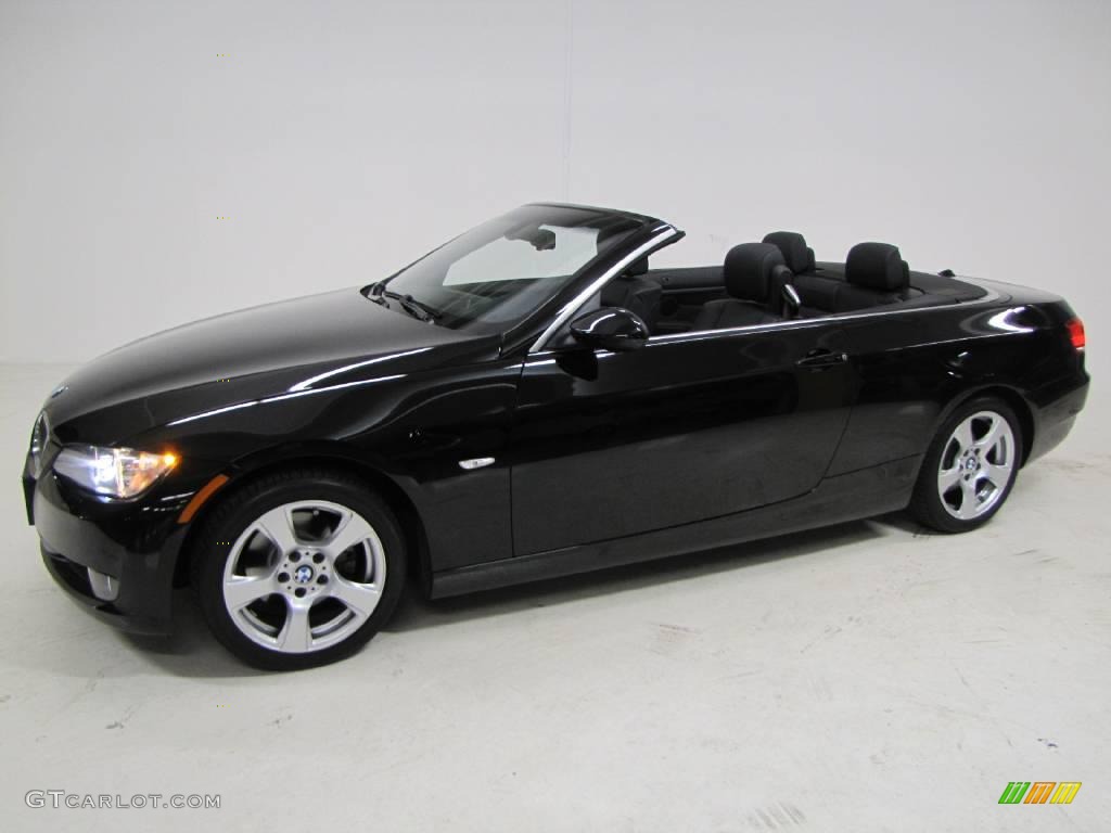 2008 3 Series 328i Convertible - Jet Black / Black photo #10