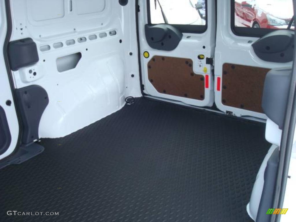 2010 Transit Connect XL Cargo Van - Frozen White / Dark Gray photo #11