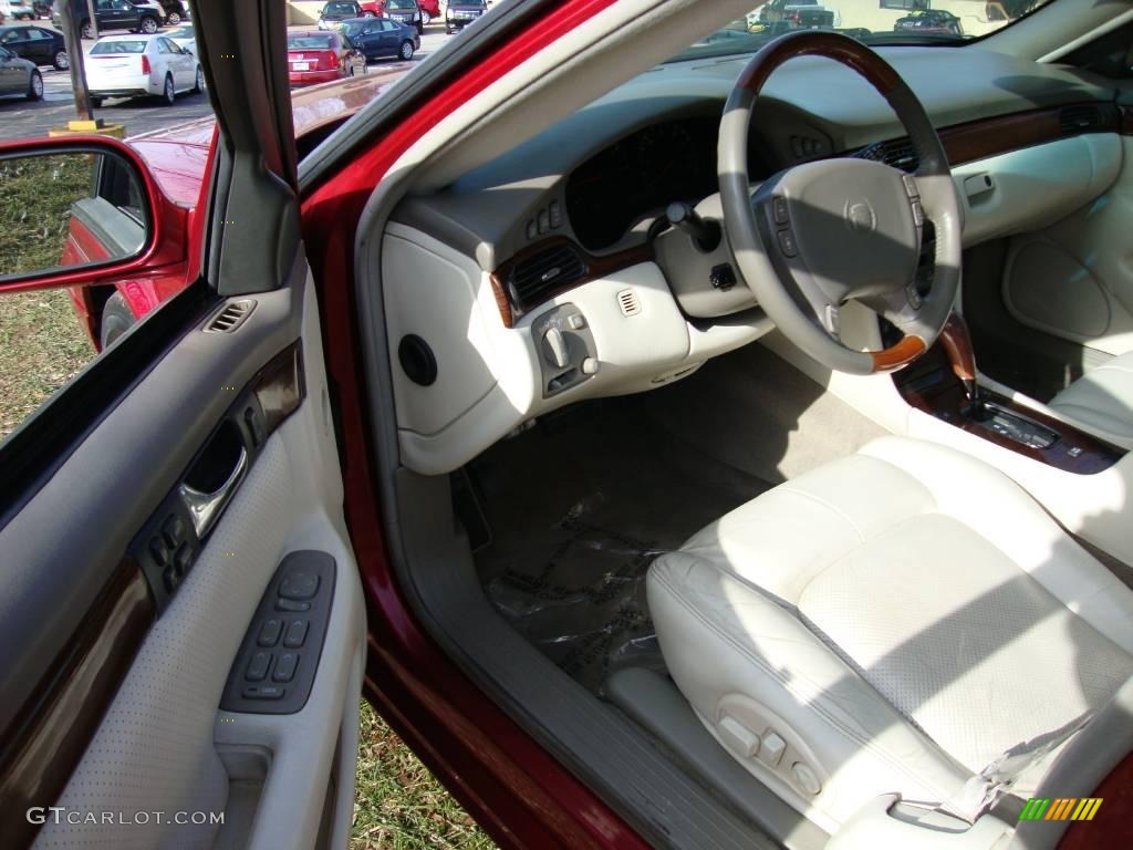 2001 Seville STS - Crimson Red / Oatmeal photo #12