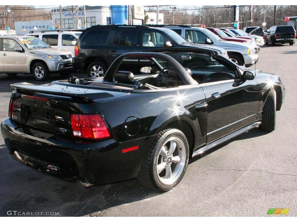 2002 Mustang GT Convertible - Black / Dark Charcoal photo #5