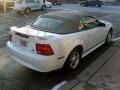 2001 Oxford White Ford Mustang V6 Convertible  photo #5
