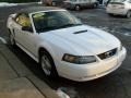 2001 Oxford White Ford Mustang V6 Convertible  photo #6