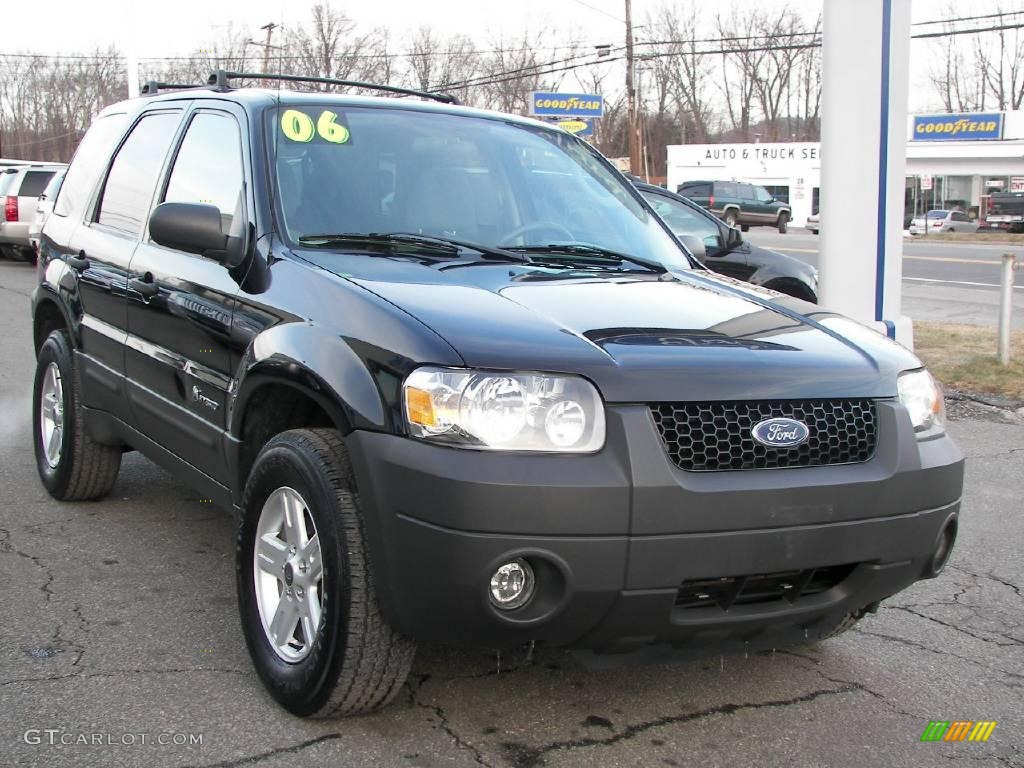 2006 Escape Hybrid 4WD - Black / Medium/Dark Flint photo #1