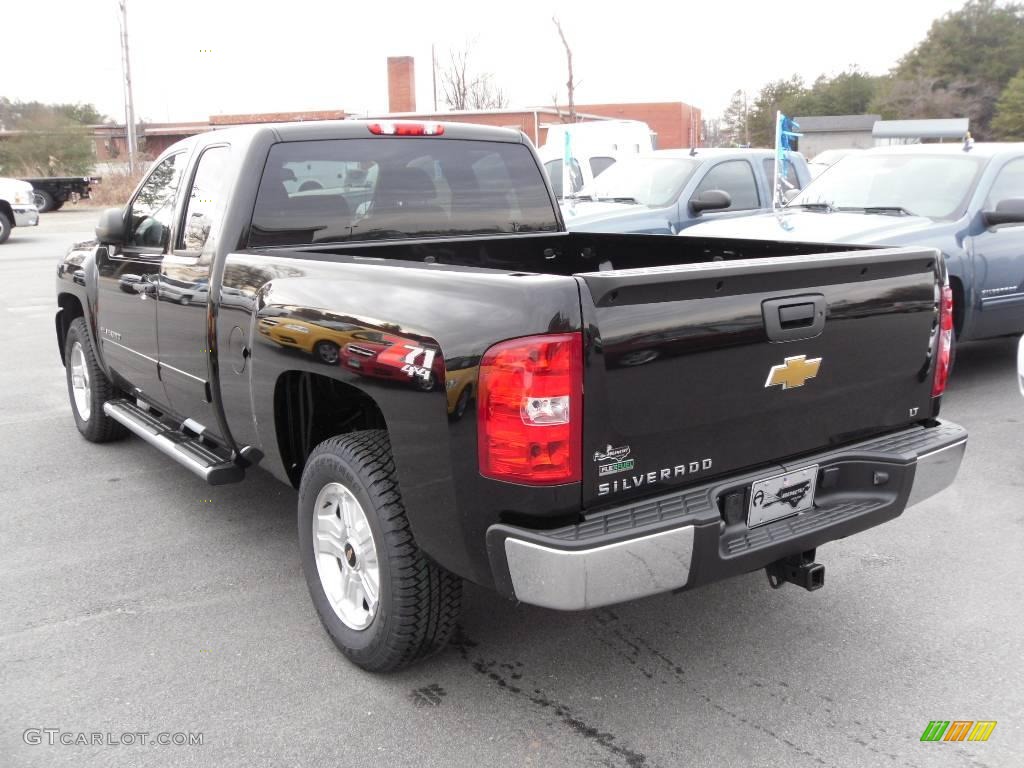 2010 Silverado 1500 LT Extended Cab 4x4 - Black / Ebony photo #2