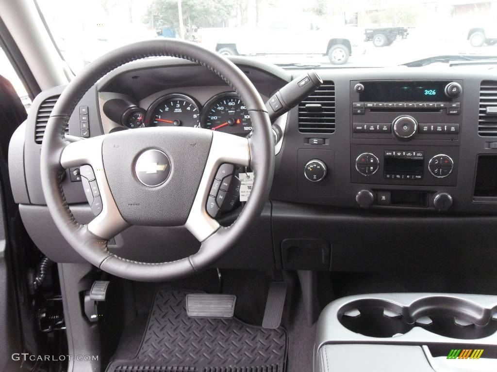 2010 Silverado 1500 LT Extended Cab 4x4 - Black / Ebony photo #22