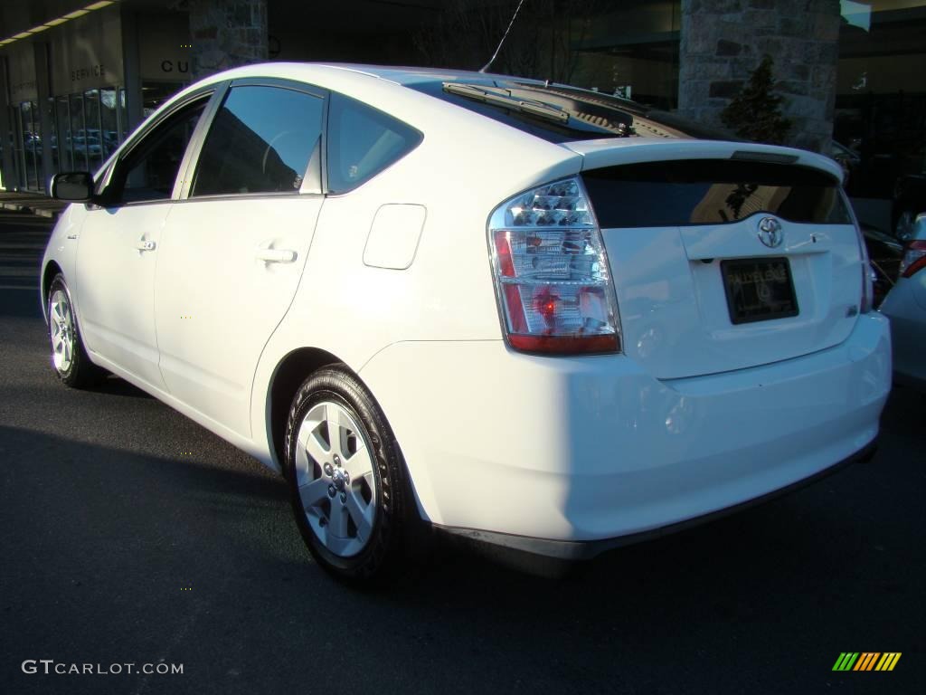 2006 Prius Hybrid - Super White / Gray photo #4