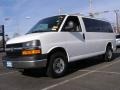 Summit White - Express LS 3500 Passenger Van Photo No. 1