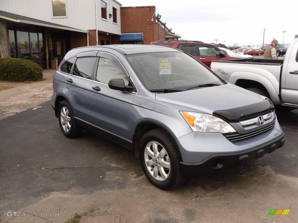 2007 CR-V EX - Glacier Blue Metallic / Gray photo #5