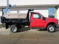2008 Bright Red Ford F350 Super Duty XL Regular Cab 4x4 Chassis  photo #2