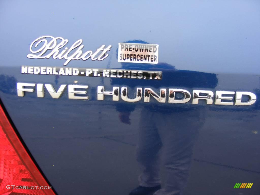2007 Five Hundred Limited - Dark Blue Pearl Metallic / Pebble photo #21