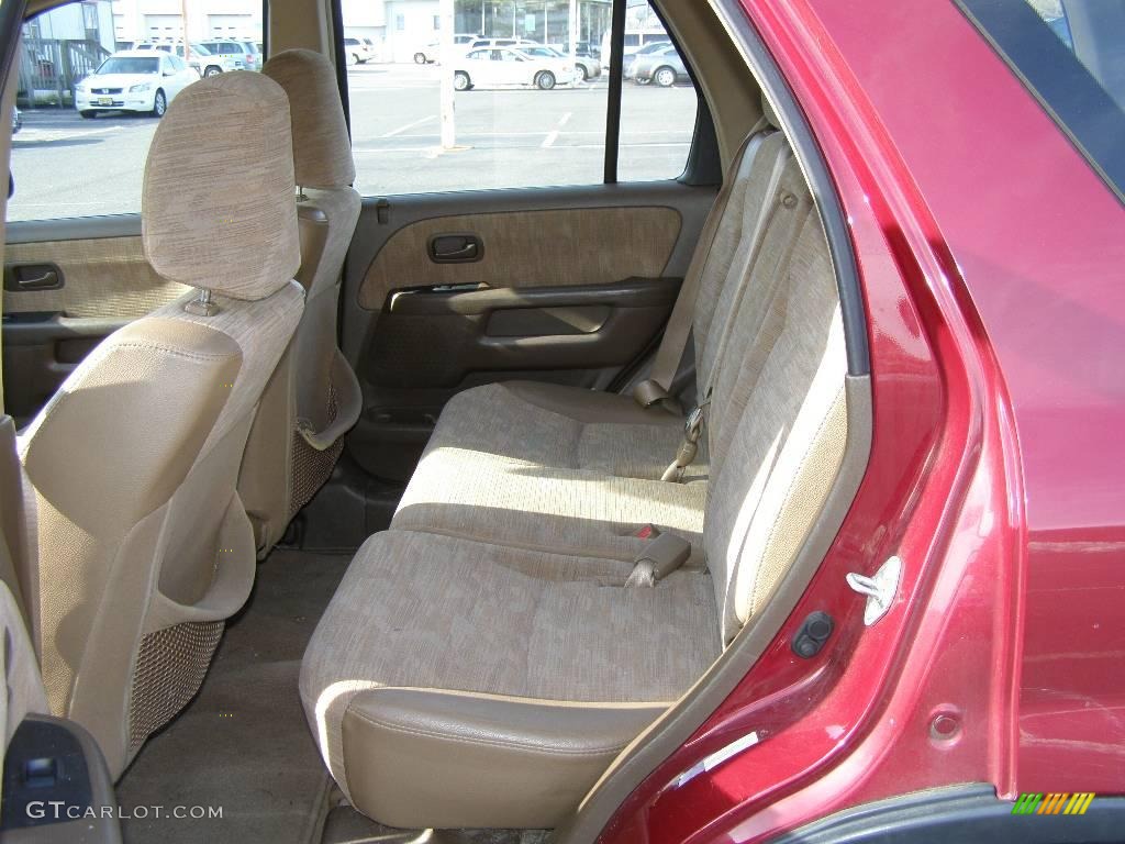 2002 CR-V LX 4WD - Chianti Red Pearl / Saddle photo #6
