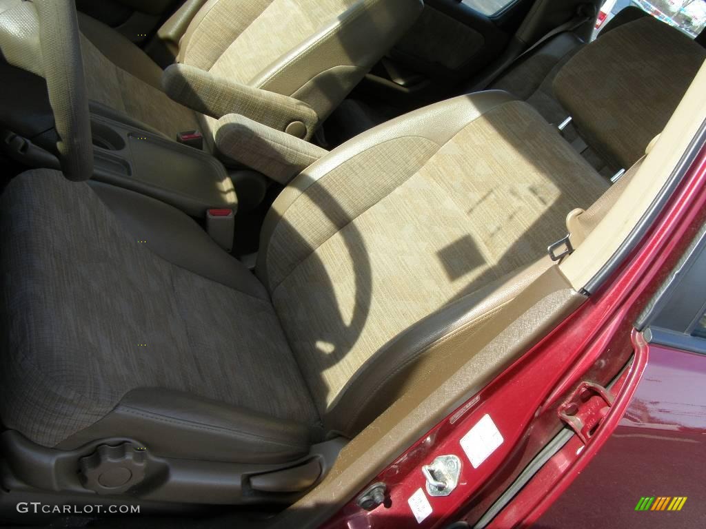 2002 CR-V LX 4WD - Chianti Red Pearl / Saddle photo #10