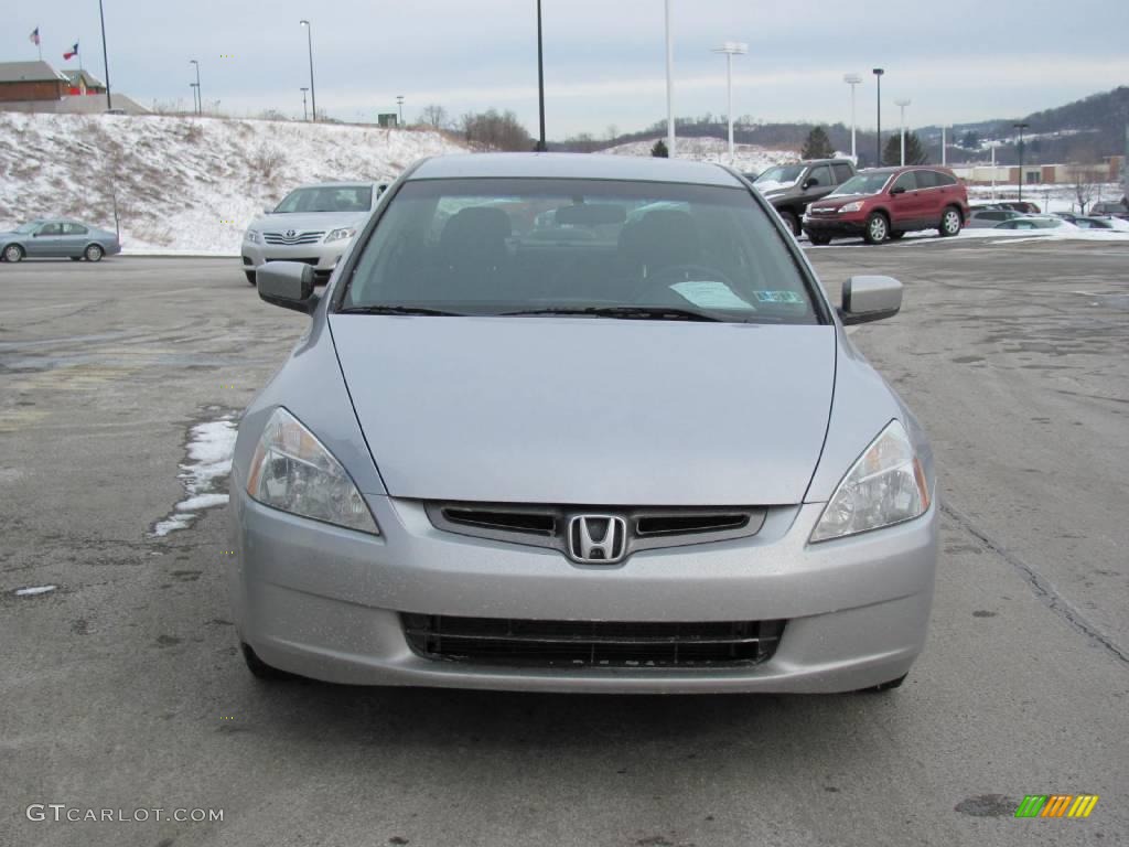 2003 Accord LX Sedan - Satin Silver Metallic / Gray photo #9