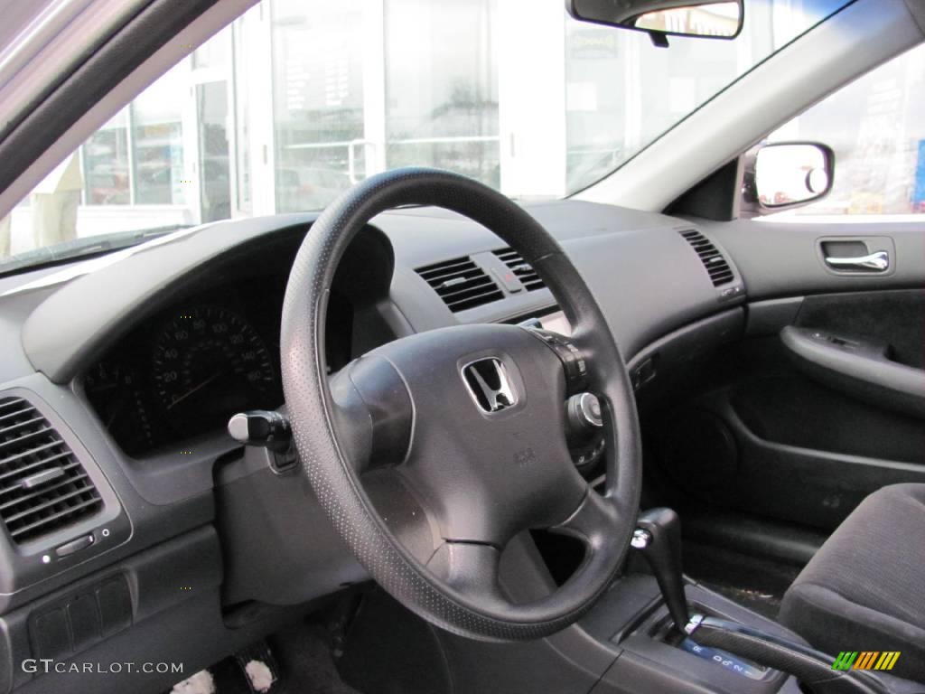 2003 Accord LX Sedan - Satin Silver Metallic / Gray photo #11