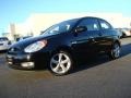 2007 Ebony Black Hyundai Accent SE Coupe  photo #2